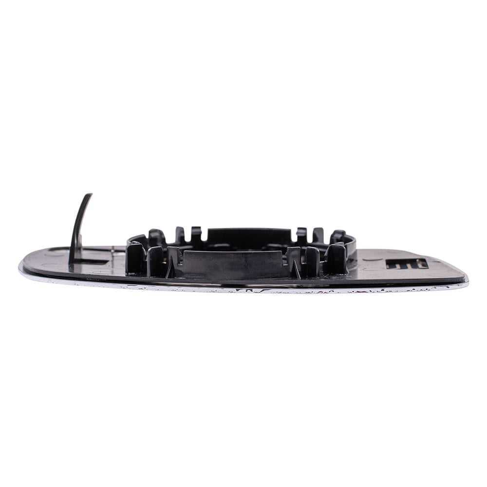 Brock Replacement Driver Side Clear Mirror Glass and Base with Heat W/O Split Glass Compatible with 1999-2007 Golf 1999-2005 A4 1998-2004 Passat 1999-2002 Cabrio 1996-2001 A4 3B1 857 521 A VW1324105