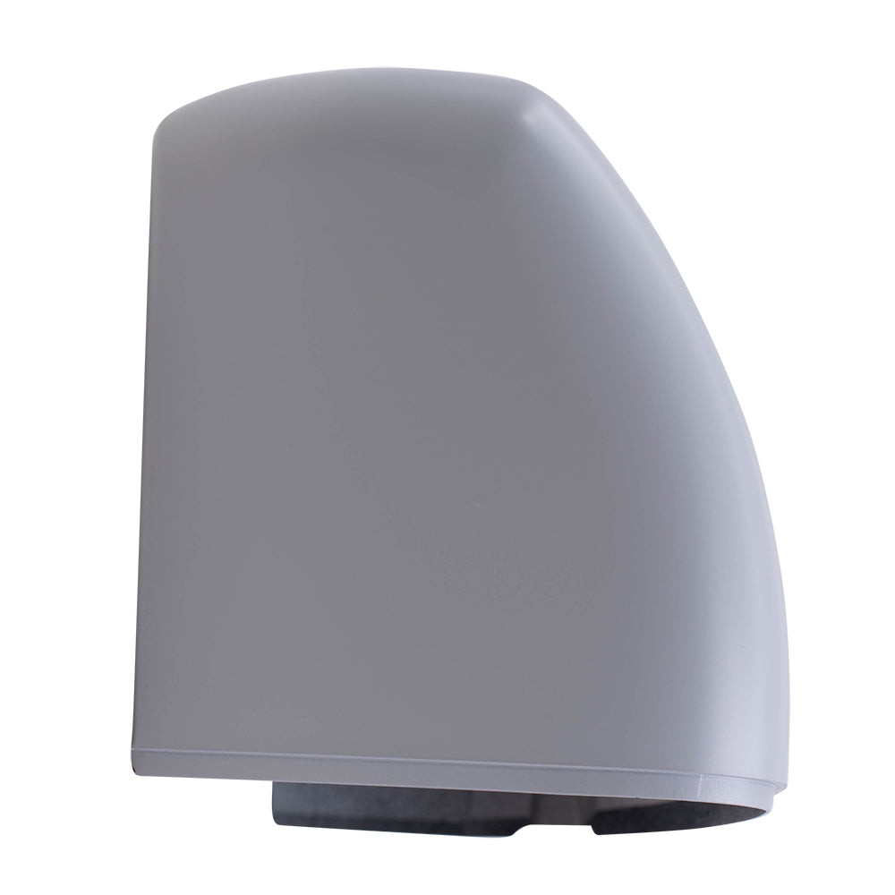 Brock Aftermarket Replacement Passenger Right Door Mirror Cover Paint To Match Gray Compatible With 2013-2021 Land Rover Range Rover