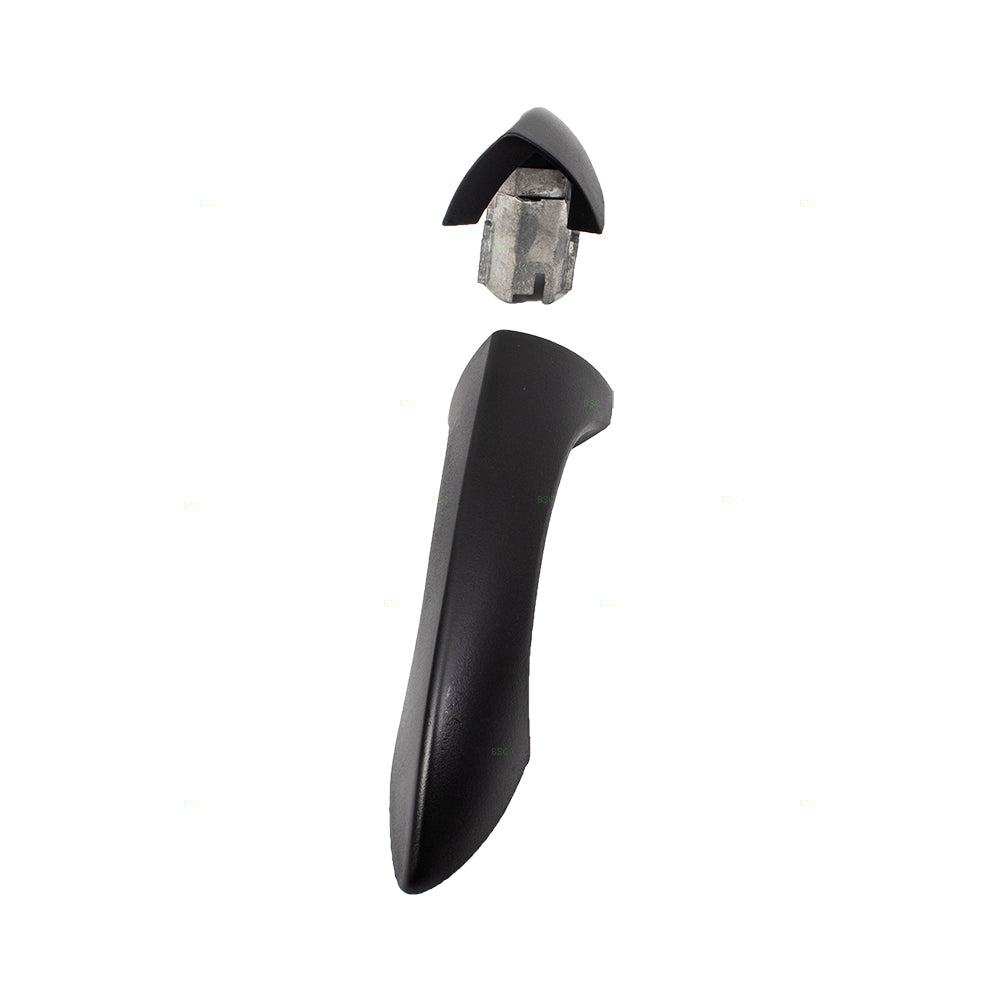 AUTOANDART Brock Replacement Passengers Front Outside Exterior Textured Door Handle w/o Keyhole Compatible with 2000-2006 X5 51218243626