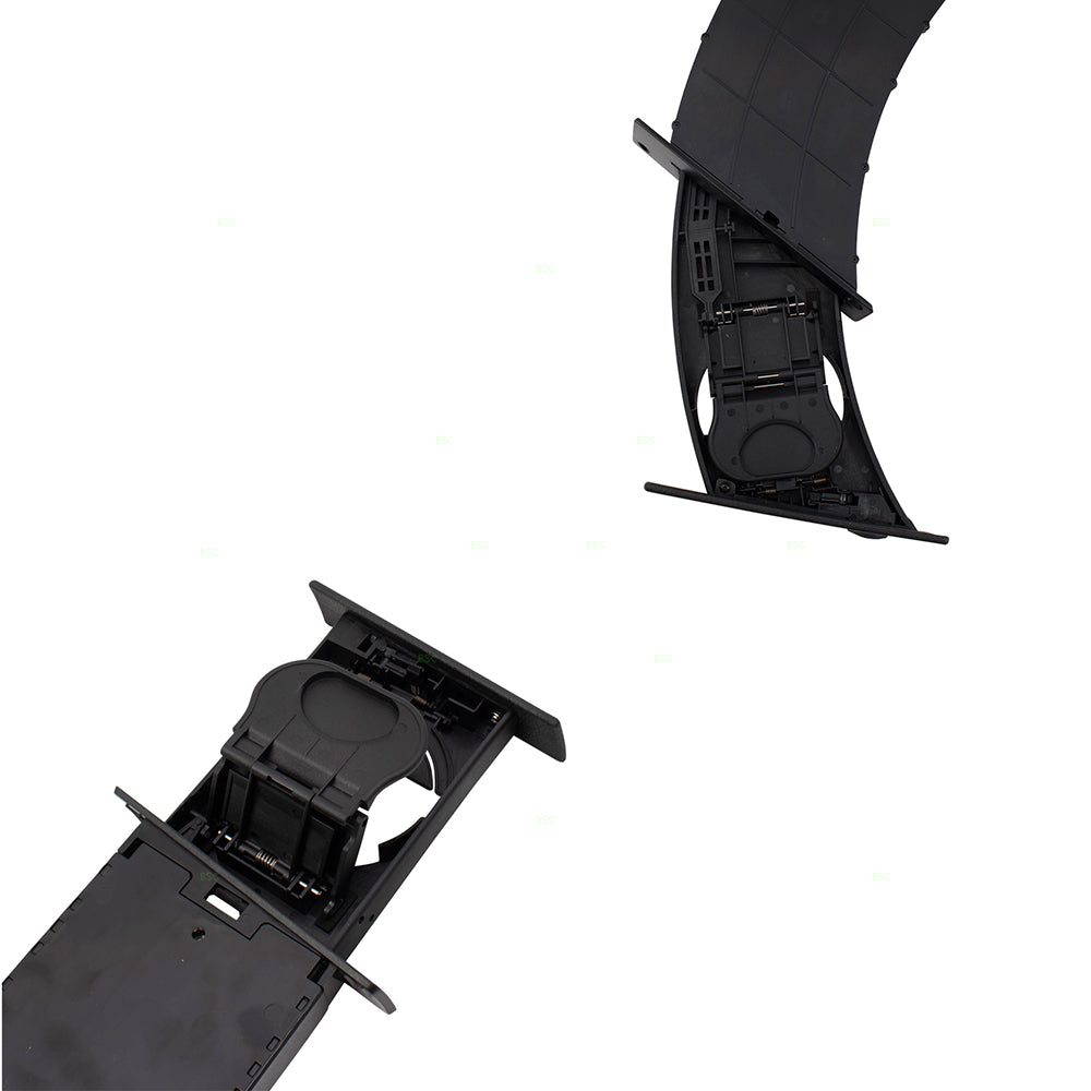Brock Replacement Pair Front Cup Dashboard Holders Compatible with 2004-2010 5 Series E60 E61 & M5
