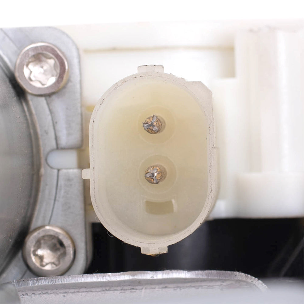 Brock Replacement Front Drivers and Passengers Power Window Regulators w/ Motor 2 Pin Connector Compatible with 95-01 7 Series w/o Anti-Theft Glass