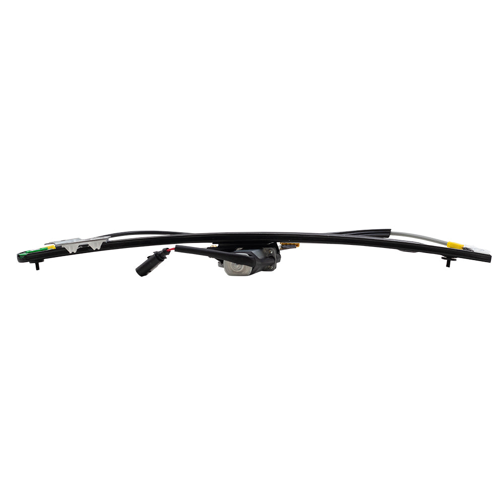 Brock Replacement Passengers Rear Power Window Lift Regulator with Motor Assembly Compatible with 2000-2006 X5 51357125060