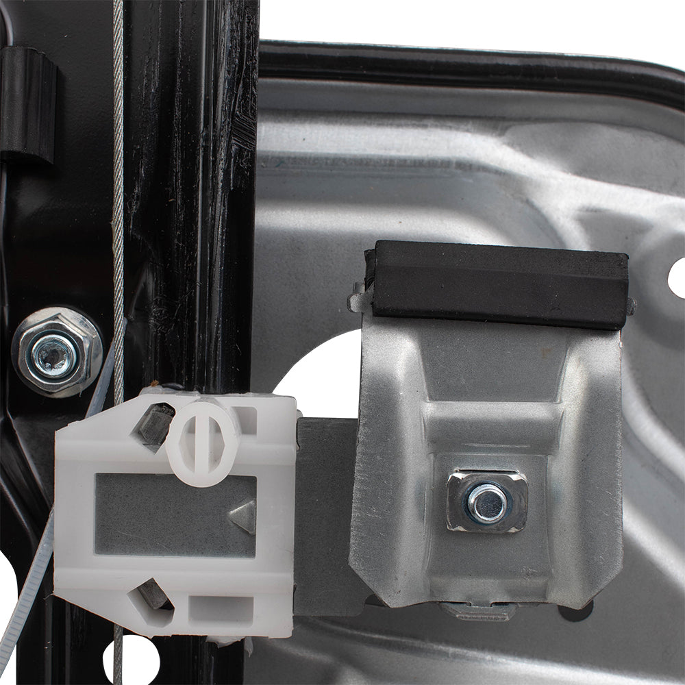 Brock Replacement Driver and Passenger Front Power Window Lift Regulators with Interior Door Panels Compatible with 1998-2010 New Beetle 1C0837655C 1C0837656C