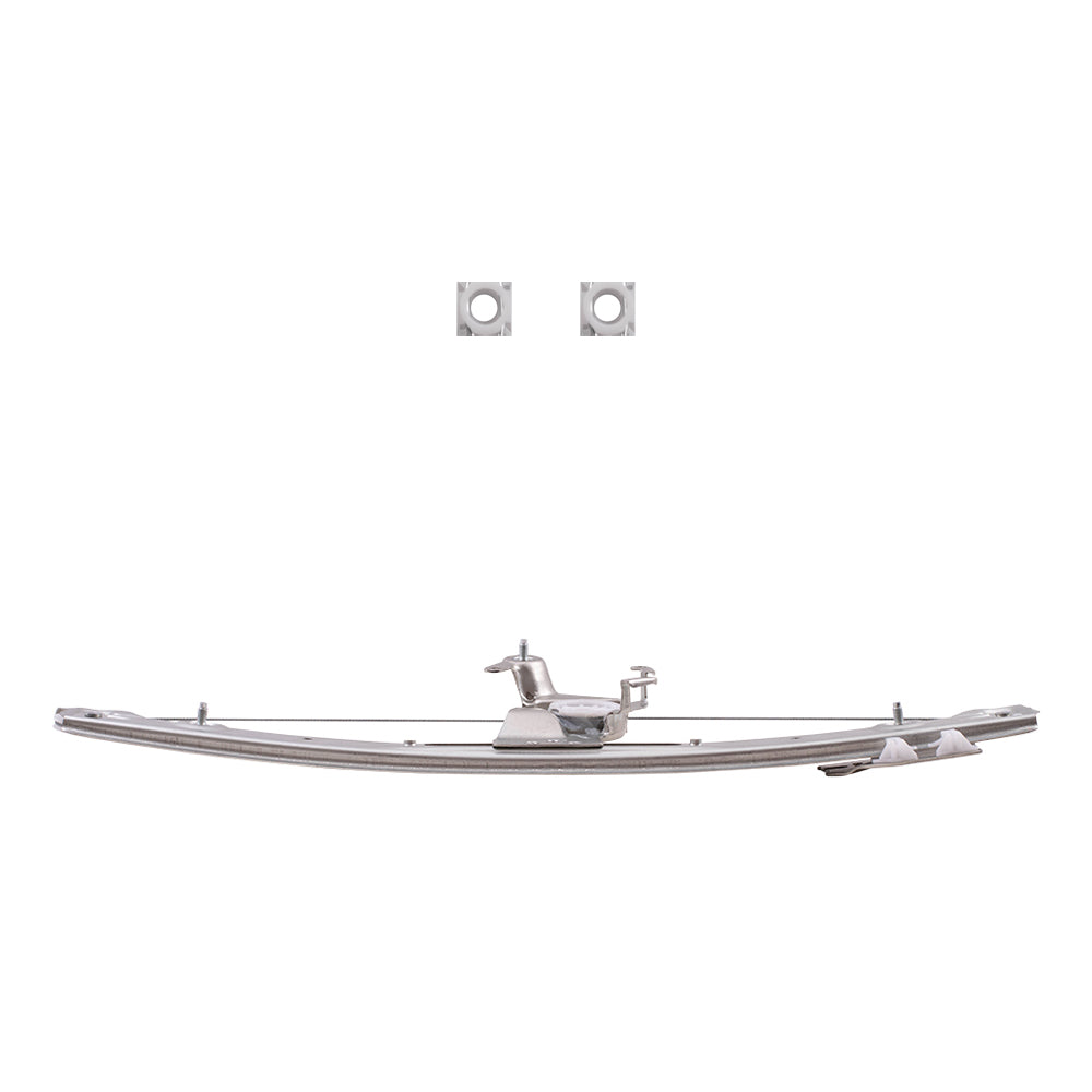 Brock Replacement Rear Power Window Regulators with Guide Clips Compatible with 99-05 3 Series Sedan Wagon 51321938884