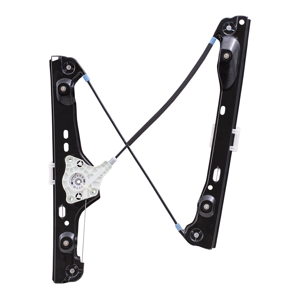 Brock Replacement Driver and Passenger Front Power Window Lift Regulators Compatible with 2006-2012 3 Series 2008-2011 M3 Sedan 51337140587 51337140588