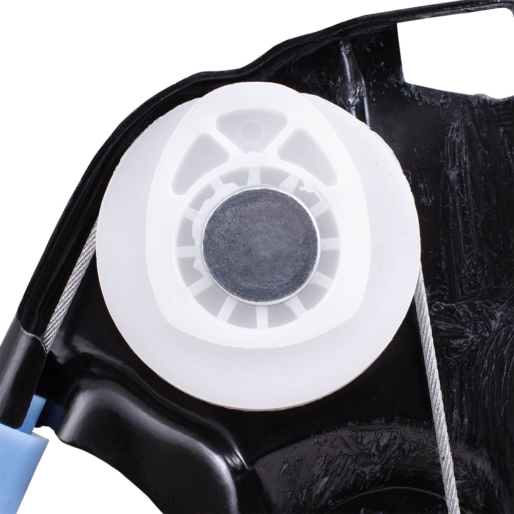 Brock Replacement Driver and Passenger Front Power Window Lift Regulators Compatible with 2006-2012 3 Series 2008-2011 M3 Sedan 51337140587 51337140588