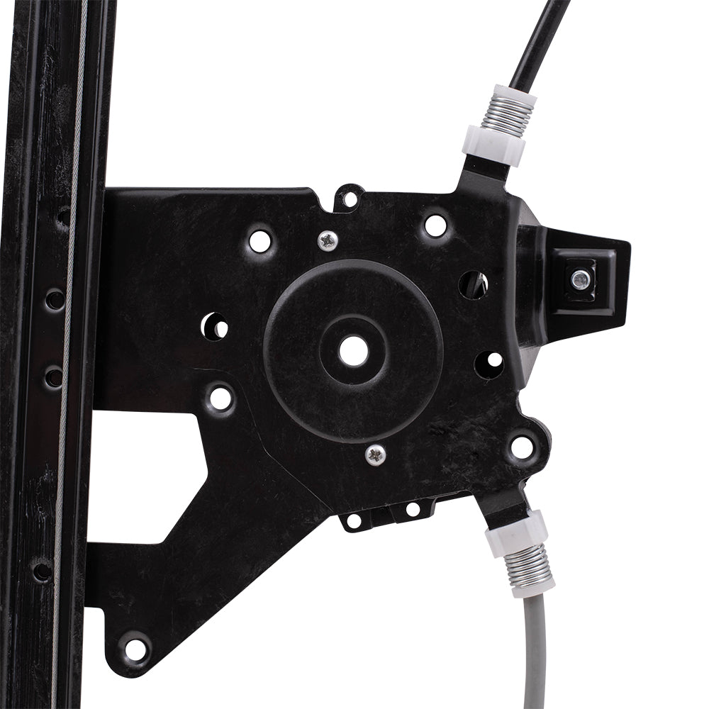 Brock Replacement Rear Driver and Passenger Side Power Window Regulators without Motor Comaptible with 1993-1998 A3 1999 A4 Gen 3 1996-1999 Golf Gen 3 1H4839461A 1H4839462A