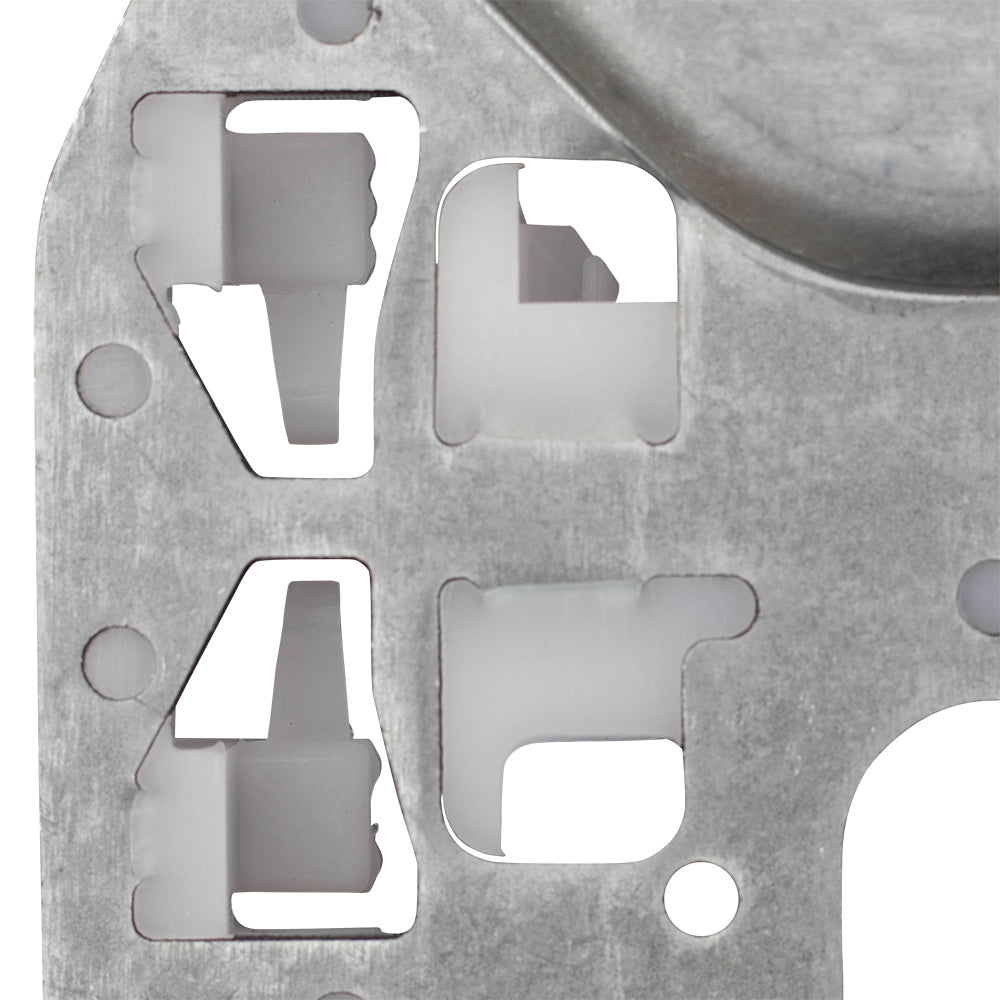 Brock Replacement Driver and Passenger Power Window Lift Regulator Repair Clip Set Compatible with 1999-2005 3 Series 2000-2006 X5 51337020659