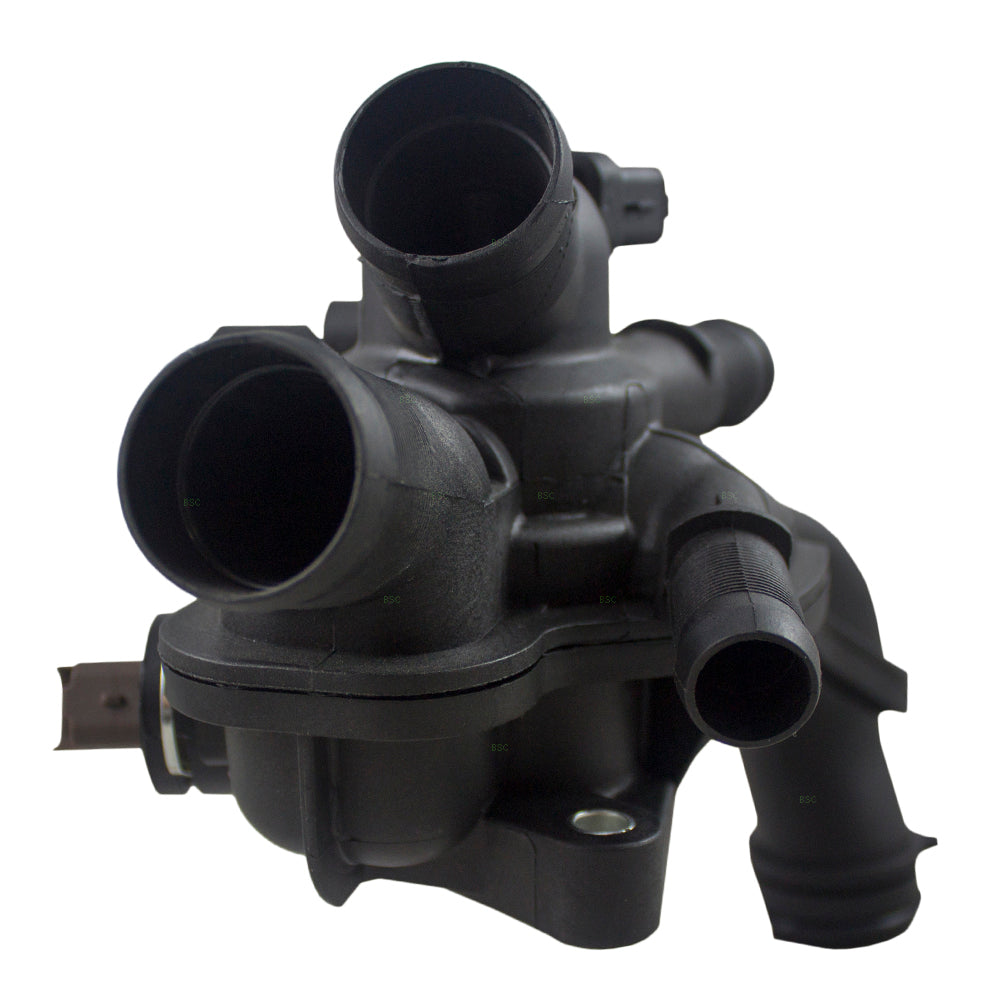 Engine Coolant Thermostat Housing With Thermostat-Sensor For 2007-2013 Mini Cooper 1.6L Built To 1/31/2013 2011-2013 Mini Cooper Countryman Base 1.6L Built To 1/31/2013 2013-2016 Mini Cooper Paceman Base 1.6L