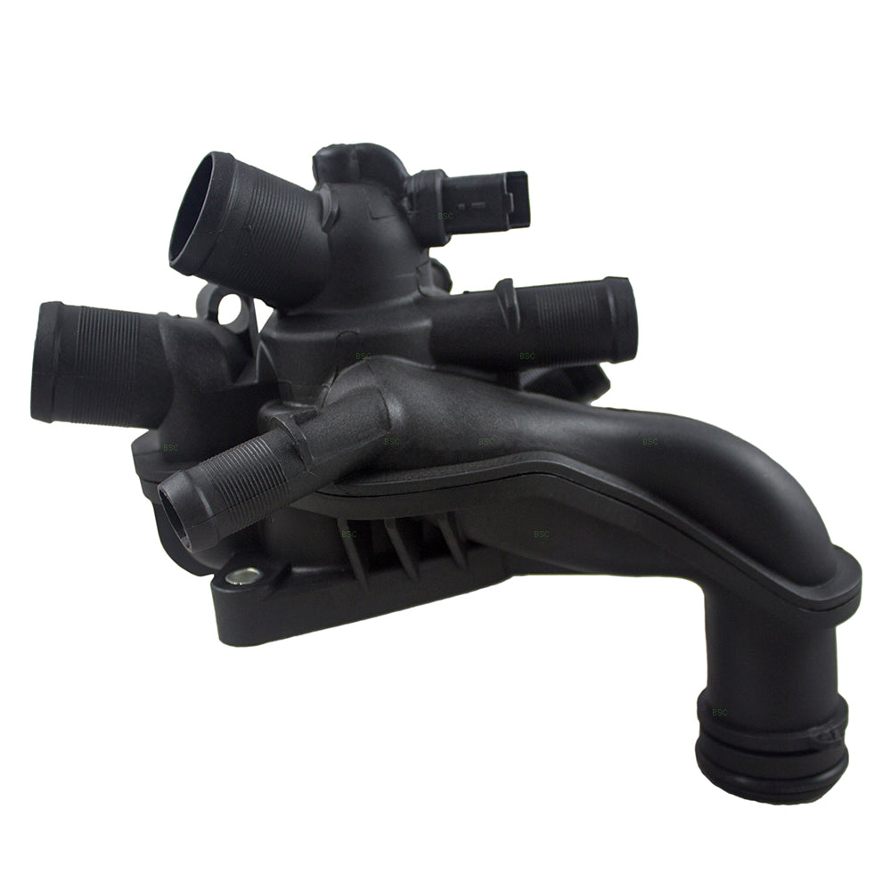 Engine Coolant Thermostat Housing With Thermostat-Sensor For 2007-2013 Mini Cooper 1.6L Built To 1/31/2013 2011-2013 Mini Cooper Countryman Base 1.6L Built To 1/31/2013 2013-2016 Mini Cooper Paceman Base 1.6L