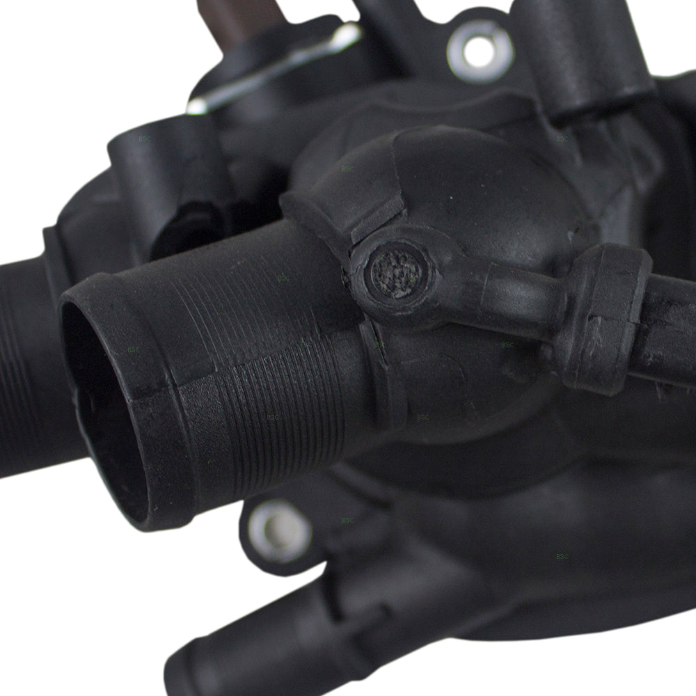 Engine Coolant Thermostat Housing With Thermostat-Sensor For 2007-2013 Mini Cooper 1.6L Built To 1/31/2013 2011-2013 Mini Cooper Countryman Base 1.6L Built To 1/31/2013 2013-2016 Mini Cooper Paceman Base 1.6L