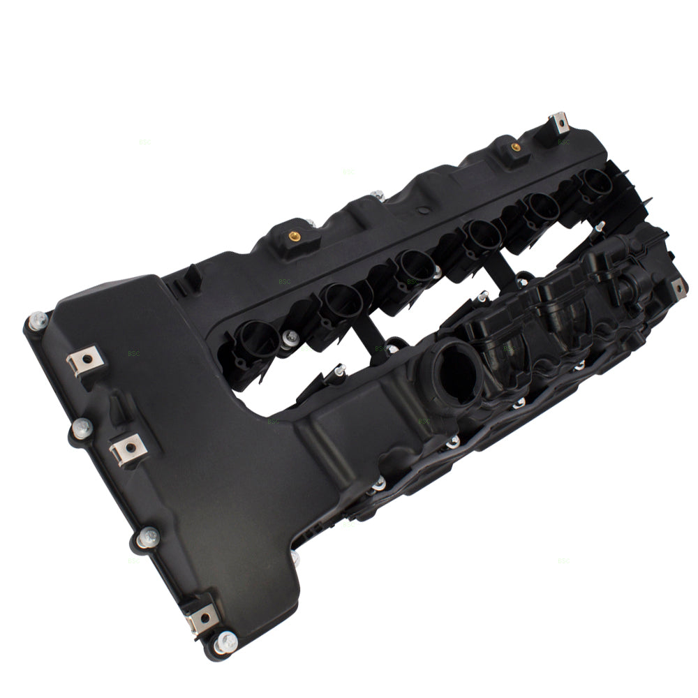 Brock Replacement Engine Cylinder Head Valve Cover w/ Gasket Compatible with 2009-2016 Z4 E89 35i 35is 11127565284