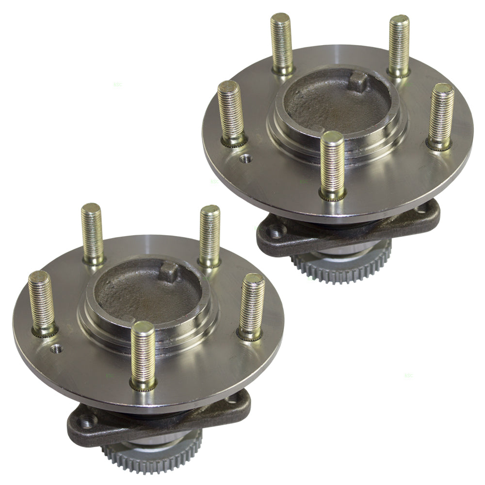 Brock Replacement Pair Set Rear Wheel Hub Bearings Compatible with XG300 XG350 52730-39013
