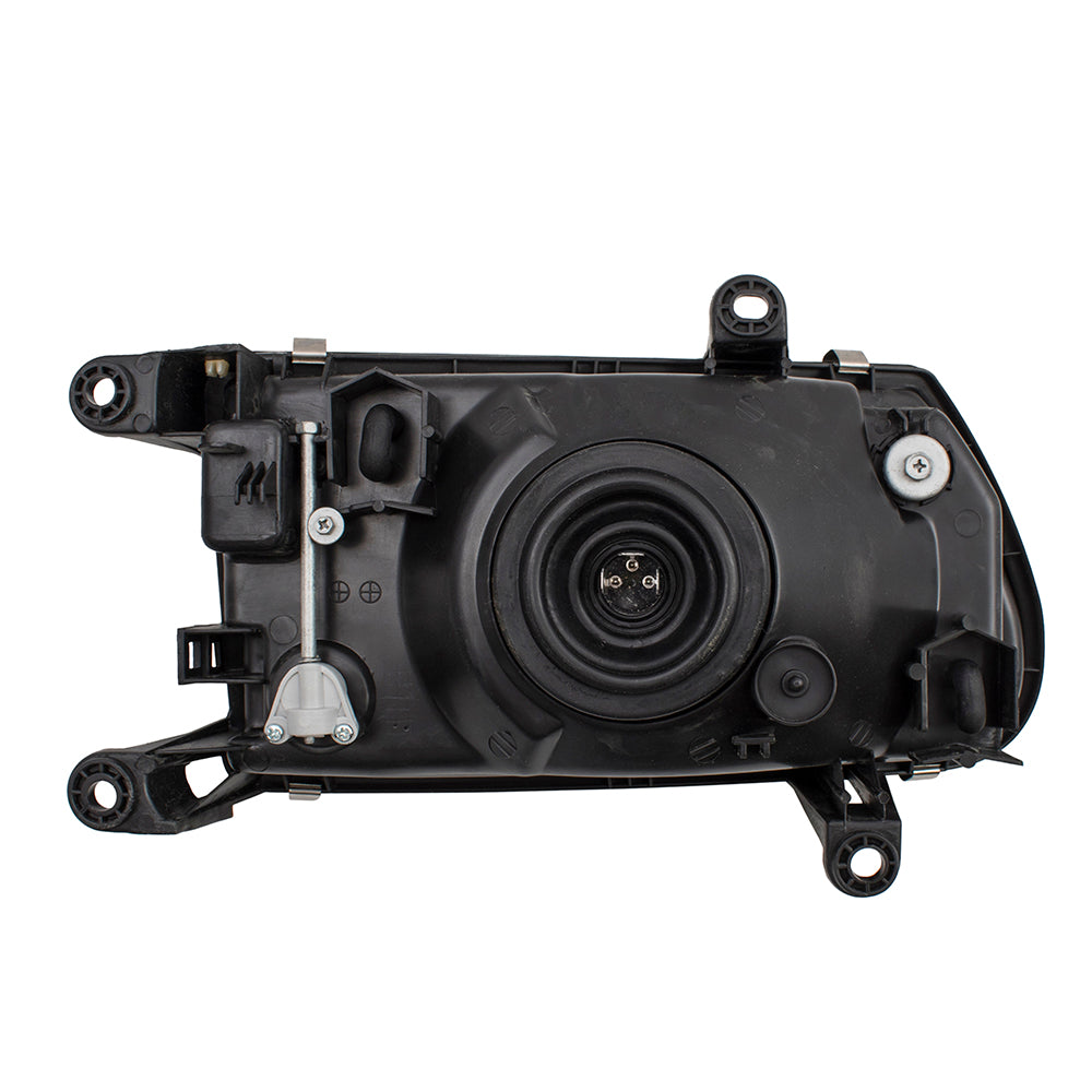 Headlight fits fits 00-02 Honda Passport Isuzu Rodeo Driver Lamp Chrome Bezel