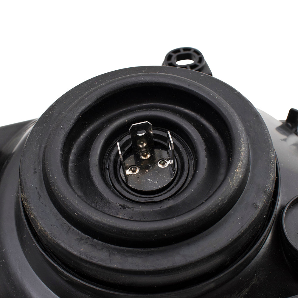 Headlight fits fits 00-02 Honda Passport Isuzu Rodeo Driver Lamp Chrome Bezel