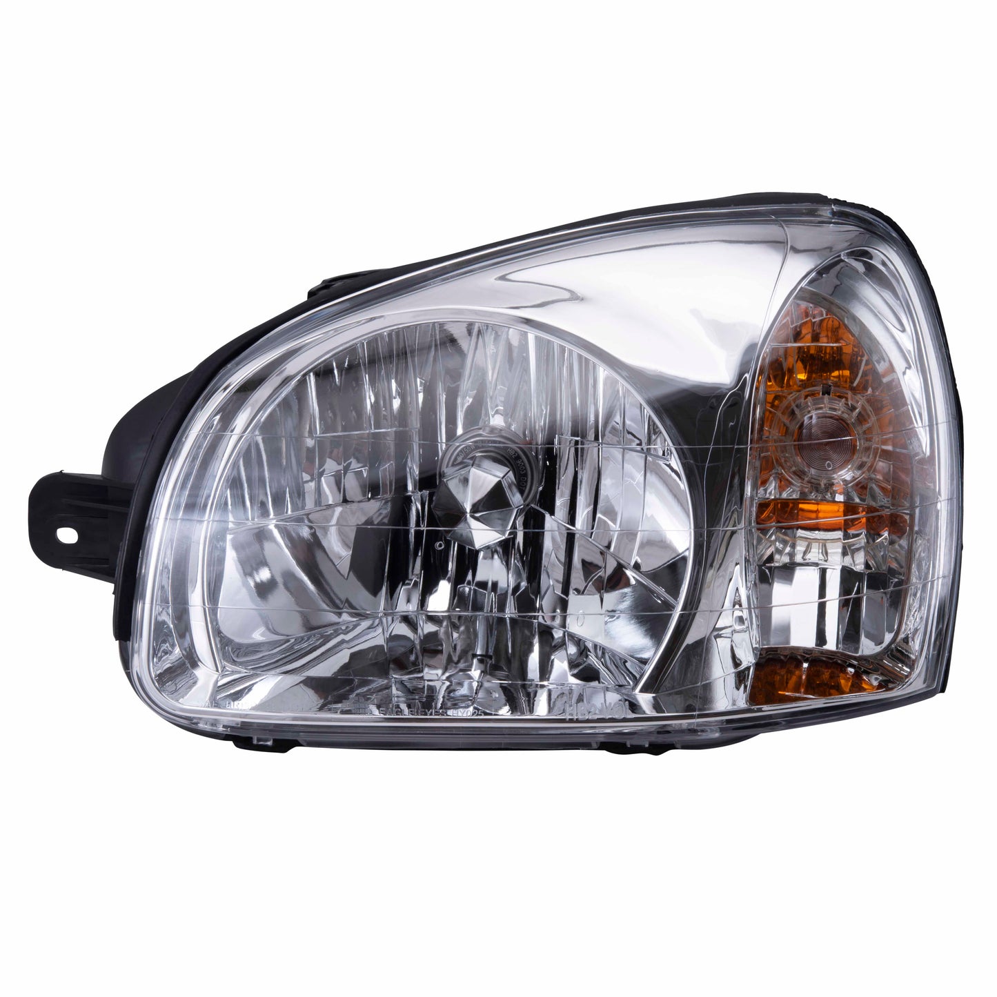 Brock Replacement Driver and Passenger Headlights Headlamps Compatible with 2003-2006 Santa Fe 92101-26251 92102-26251