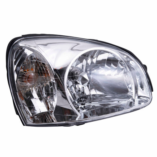 Halogen Combination Headlight Assembly Passenger Side Right For 2003-2006 Hyundai Santa Fe Built From 7/14/2003
