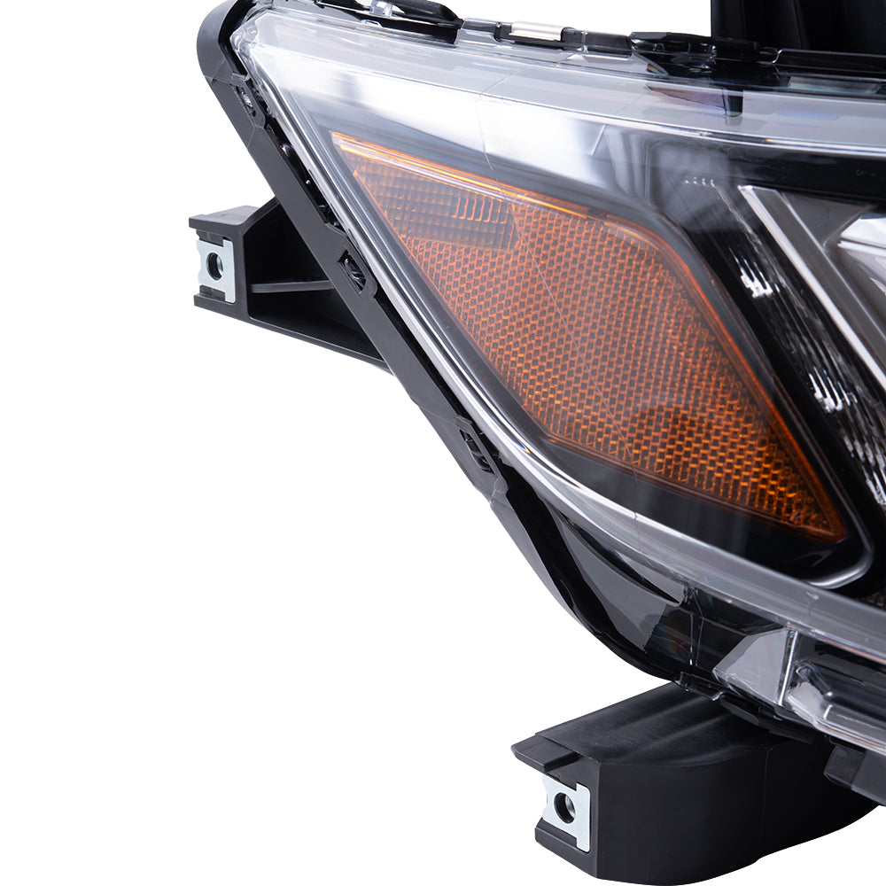 2016-2020 Mitsubishi Outlander Halogen Combination Headlight Assembly RH 2018-2022 Mitsubishi Outlander PHEV