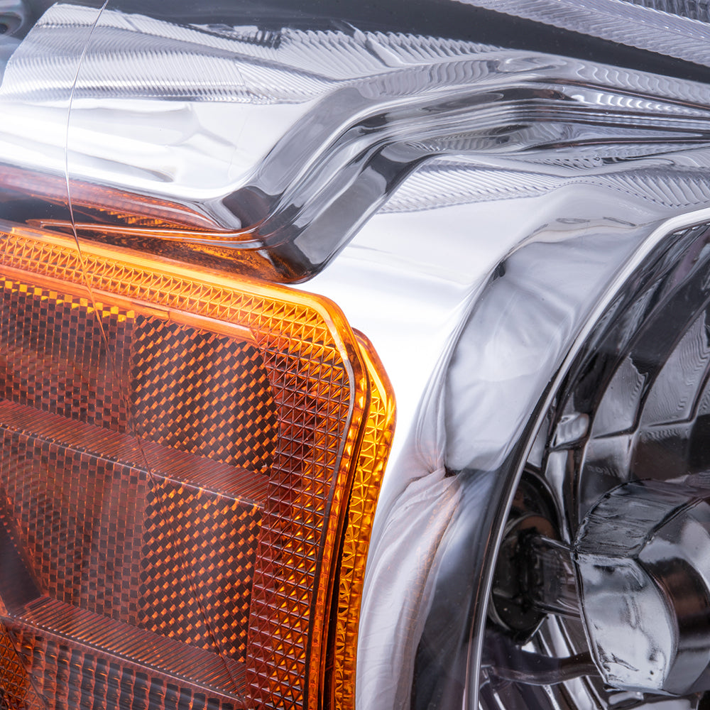 2014-2020 Mitsubishi Mirage Halogen Combination Headlight Assembly Set LH+RH