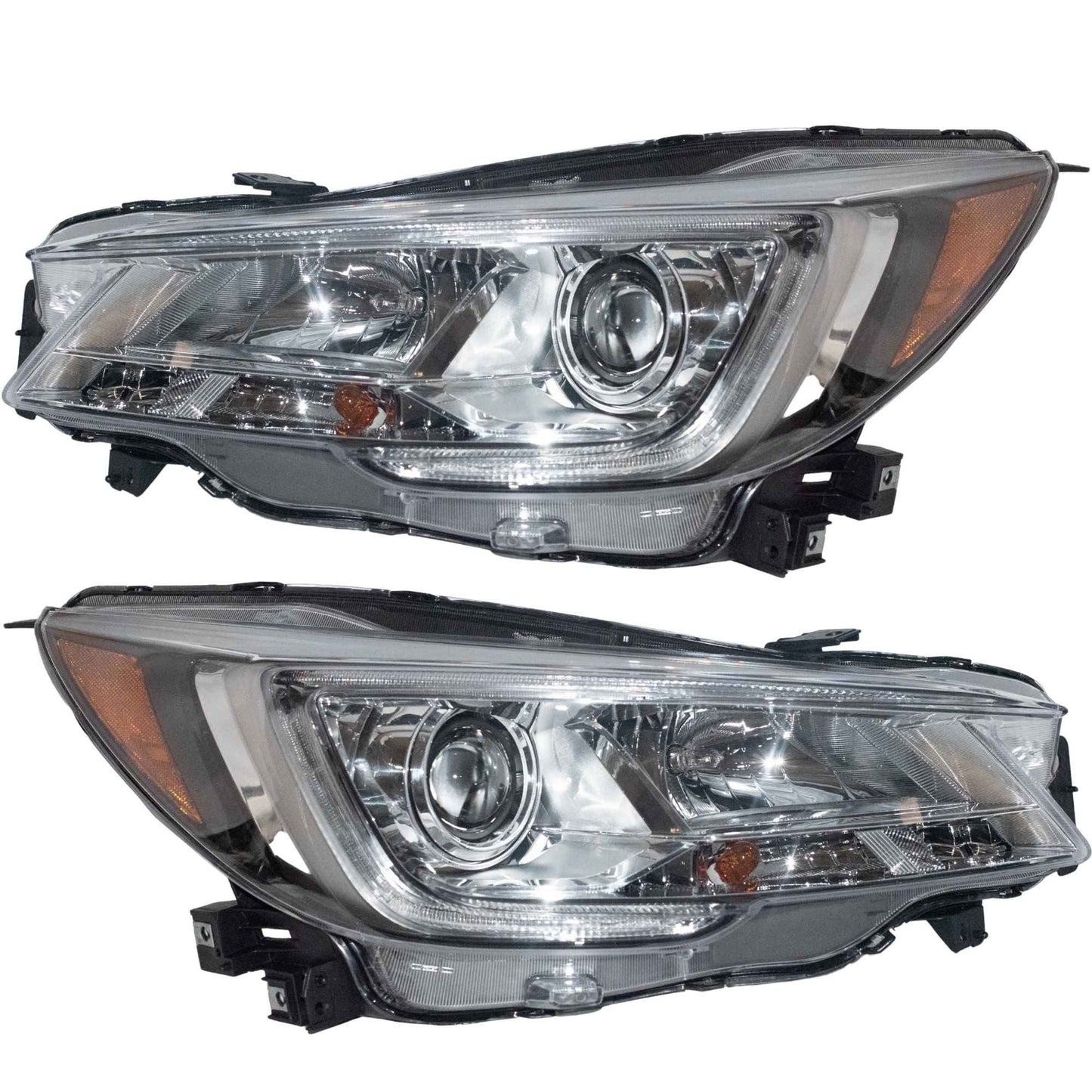 Halogen Combination Headlight Assembly Set Driver Side Left Passenger Side Right For 2019-2020 Subaru Ascent