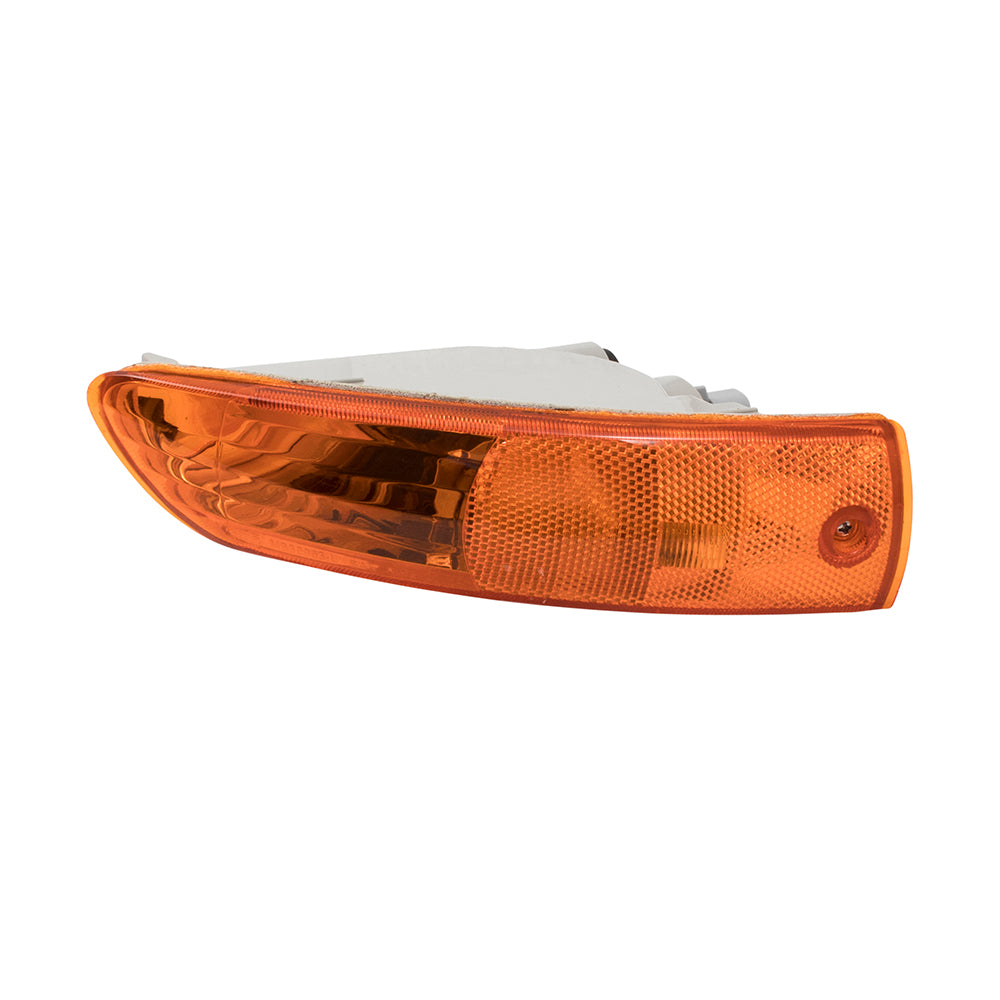 Brock Replacement Drivers Park Signal Front Marker Light Lamp Lens Compatible with 02-05 Eclipse MR990823