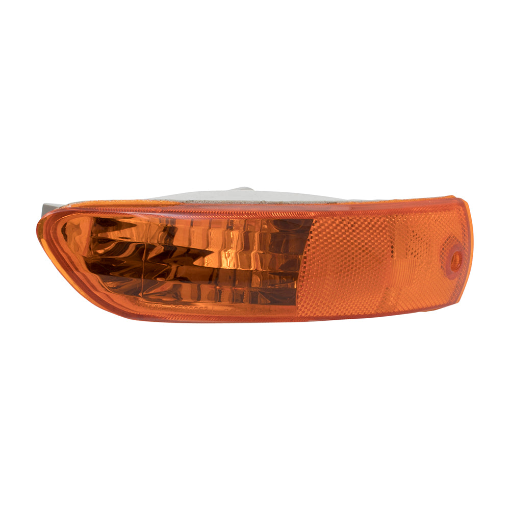 Brock Replacement Drivers Park Signal Front Marker Light Lamp Lens Compatible with 02-05 Eclipse MR990823