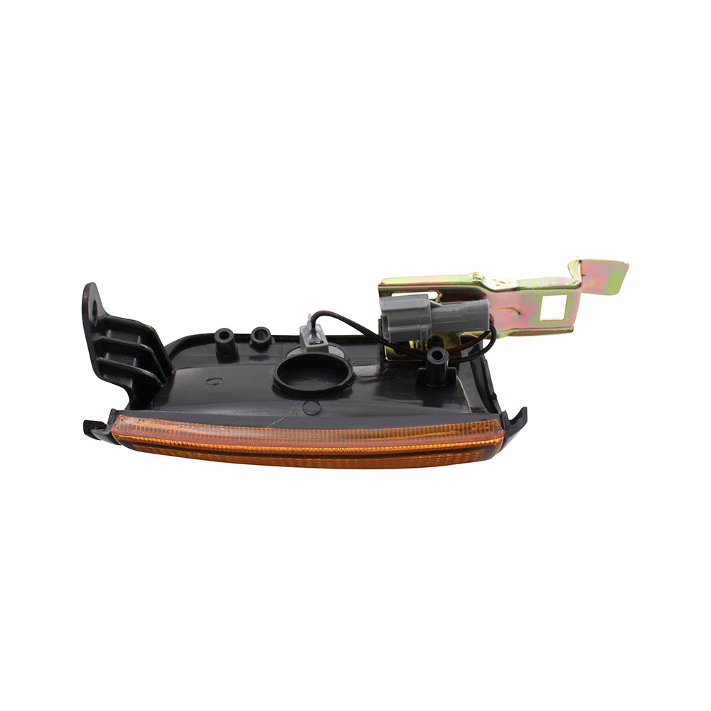 Brock Replacement Passengers Park Signal Side Corner Marker Light Lamp Replacement Black Trim Compatible with 91-97 Pickup Truck SUV 8944345673