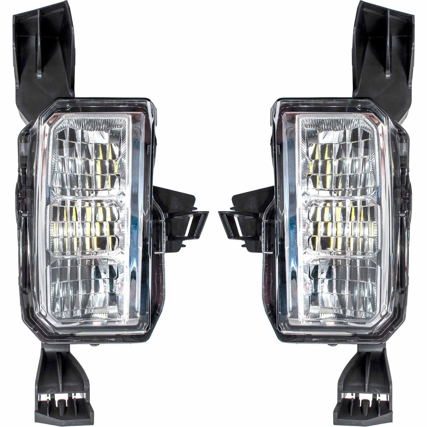 LED Rectangular Fog Light Assembly Set Driver Side Left Passenger Side Right For 2020-2022 Subaru Outback