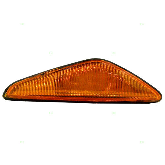 Brock Replacement Drivers Signal Side Repeater Lamp Light with Amber Lens Compatible with 03-06 3 Series 63136920685
