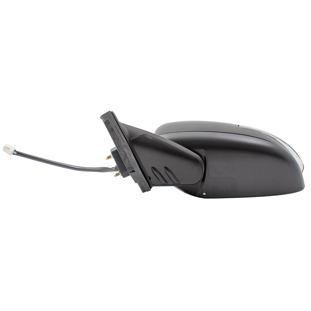 Brock Replacement Compatible with Pair Set Power Side View Mirrors Heated w/ Signal Compatible with 15-17 Lancer 7632C367 7632C368