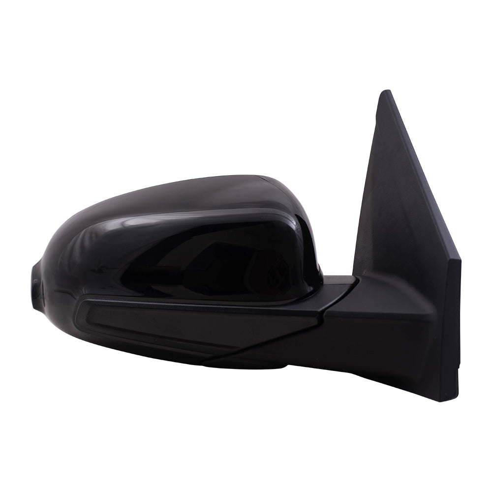 Brock Replacement Driver and Passenger Power Side Door Mirror Set Heated with Signal Blind Spot Detection Compatible with 2018-2021 Kona 2019-2021 Kona Electric