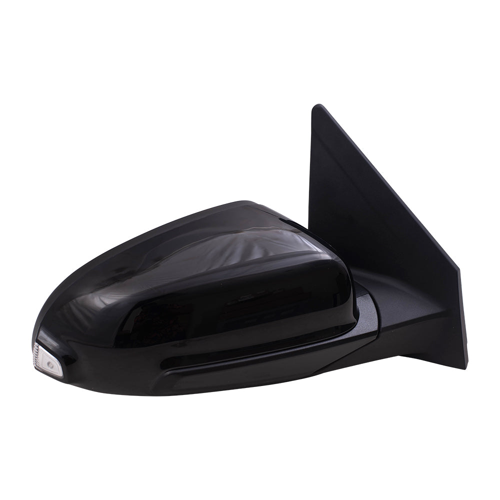 Brock Replacement Driver and Passenger Power Side Door Mirror Set Heated with Signal Blind Spot Detection Compatible with 2018-2021 Kona 2019-2021 Kona Electric