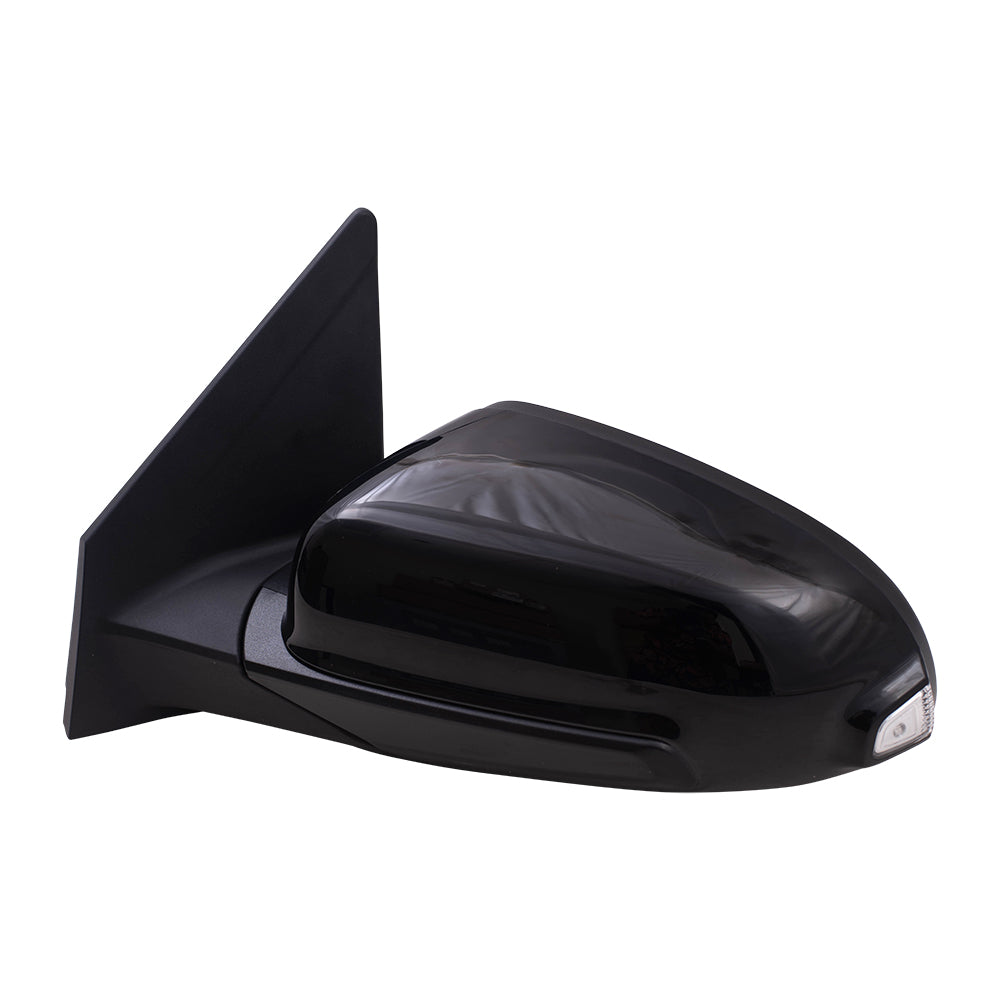 Brock Replacement Driver Power Side Door Mirror Heated with Signal Blind Spot Detection Compatible with 2018-2021 Kona 2019-2021 Kona Electric