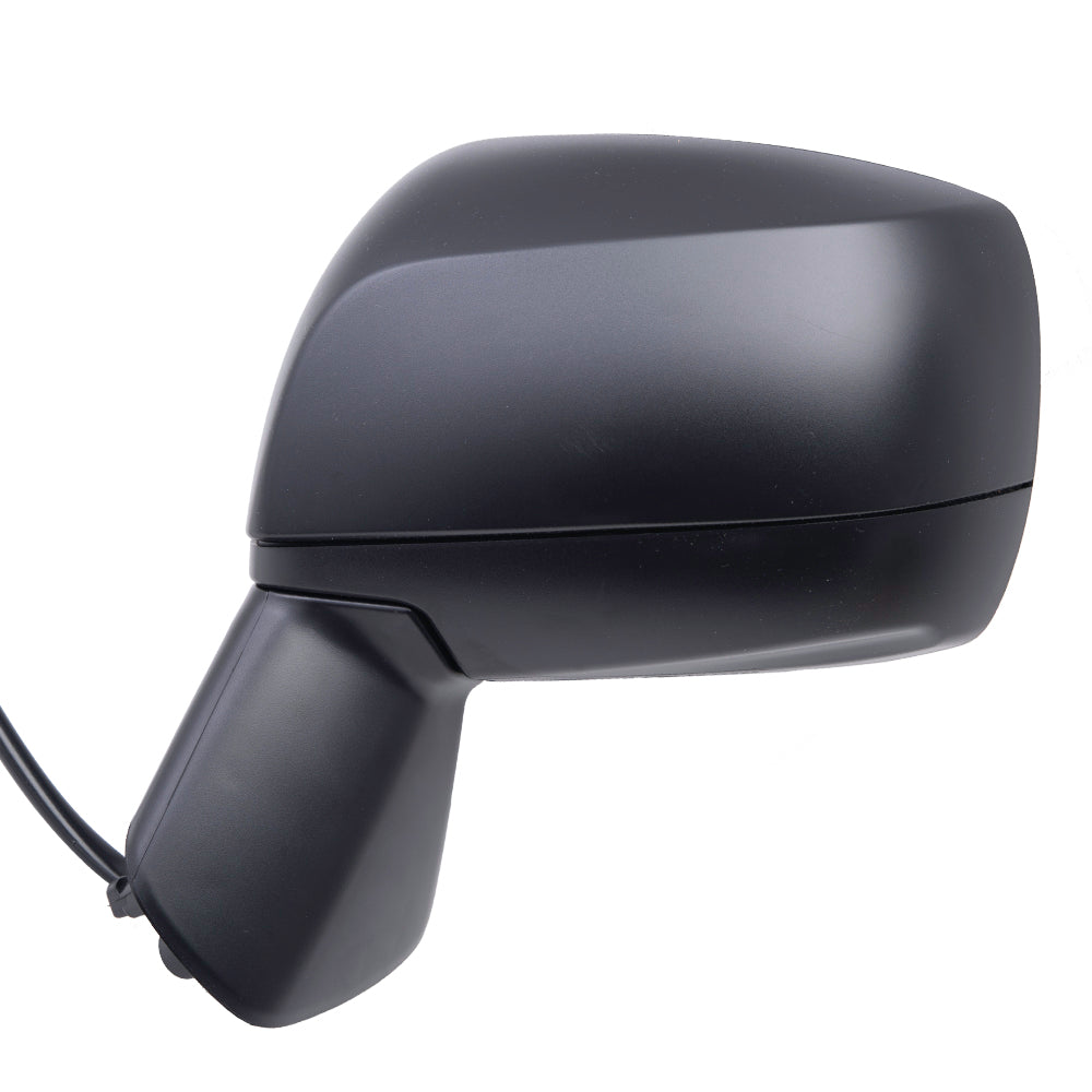 Brock Replacement Driver Side Power Mirror Textured Black with Heat without Signal or Blind Spot Detection Compatible with 2012-2014 Subaru Impreza
