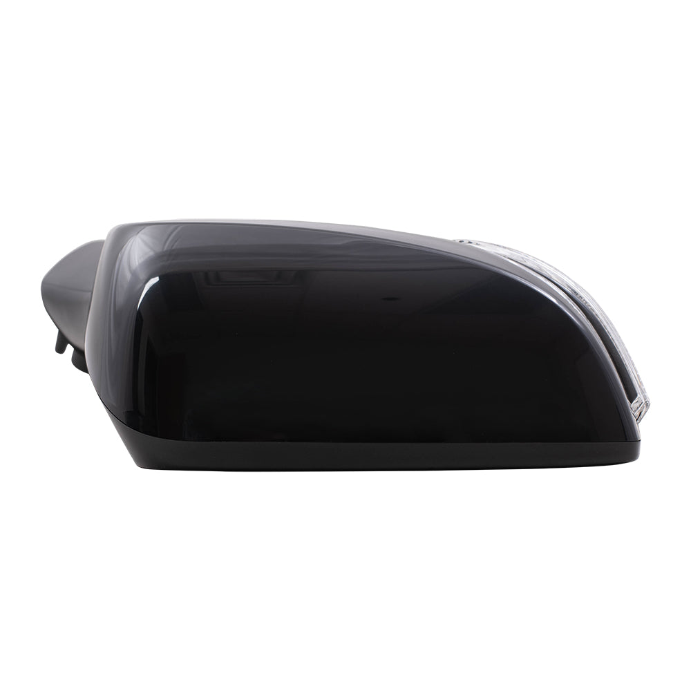 Brock Replacement Passenger Side Power Mirror Paint to Match Black Cover with Heat, Signal and Blind Spot Detection Compatible with 2015-2017 Outback & 2015-2017 Legacy