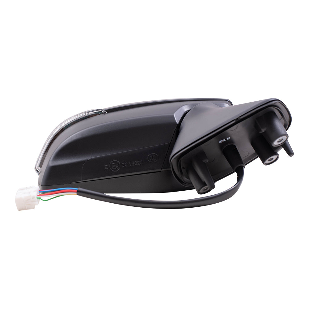 Brock Replacement Passenger Side Power Mirror Paint to Match Black Cover with Heat, Signal and Blind Spot Detection Compatible with 2015-2017 Outback & 2015-2017 Legacy