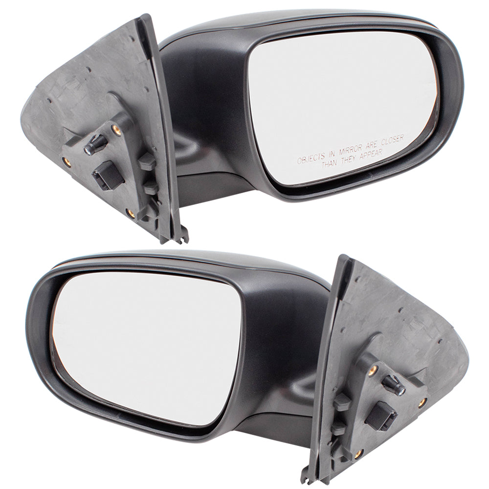 Brock Replacement Pair Set Power Folding Side View Mirrors Heated Signal Compatible with 2013 Forte 876101M025 KI1320191 876201M035 KI1321191