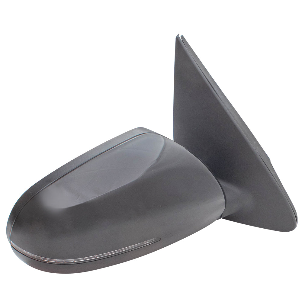 Brock Replacement Pair Set Power Folding Side View Mirrors Heated Signal Compatible with 2013 Forte 876101M025 KI1320191 876201M035 KI1321191