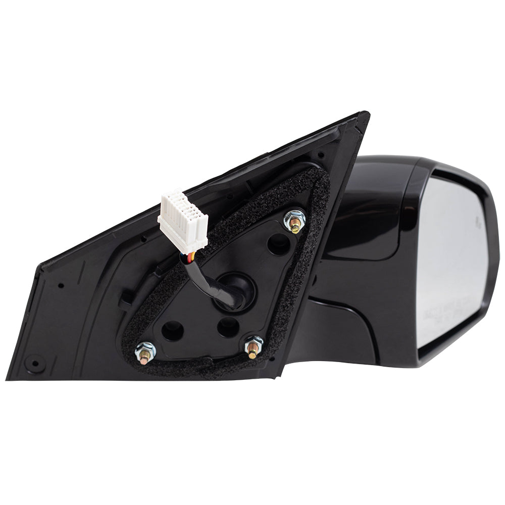 Brock Replacement Passenger Side Power Mirror Heated Signal Blind Spot Detection Compatible with 15-17 Sonata