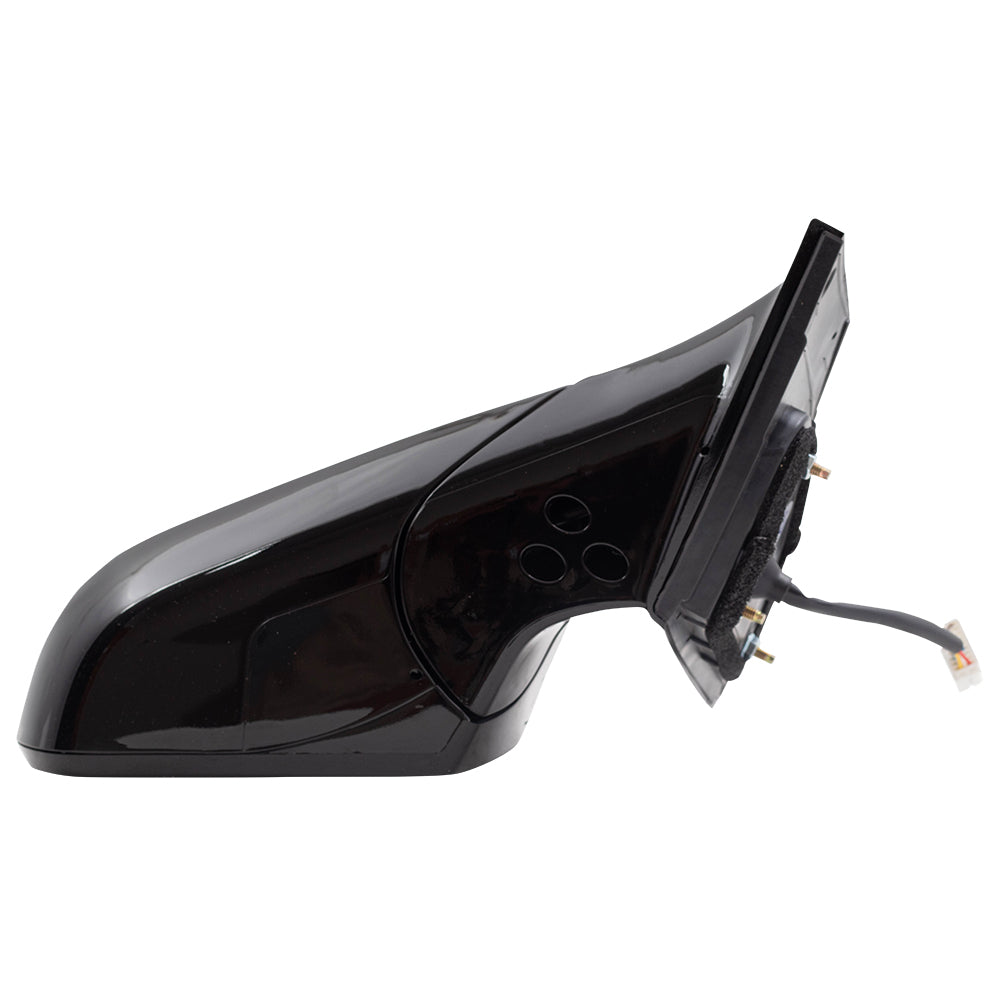 Brock Replacement Passenger Side Power Mirror Heated Signal Blind Spot Detection Compatible with 15-17 Sonata