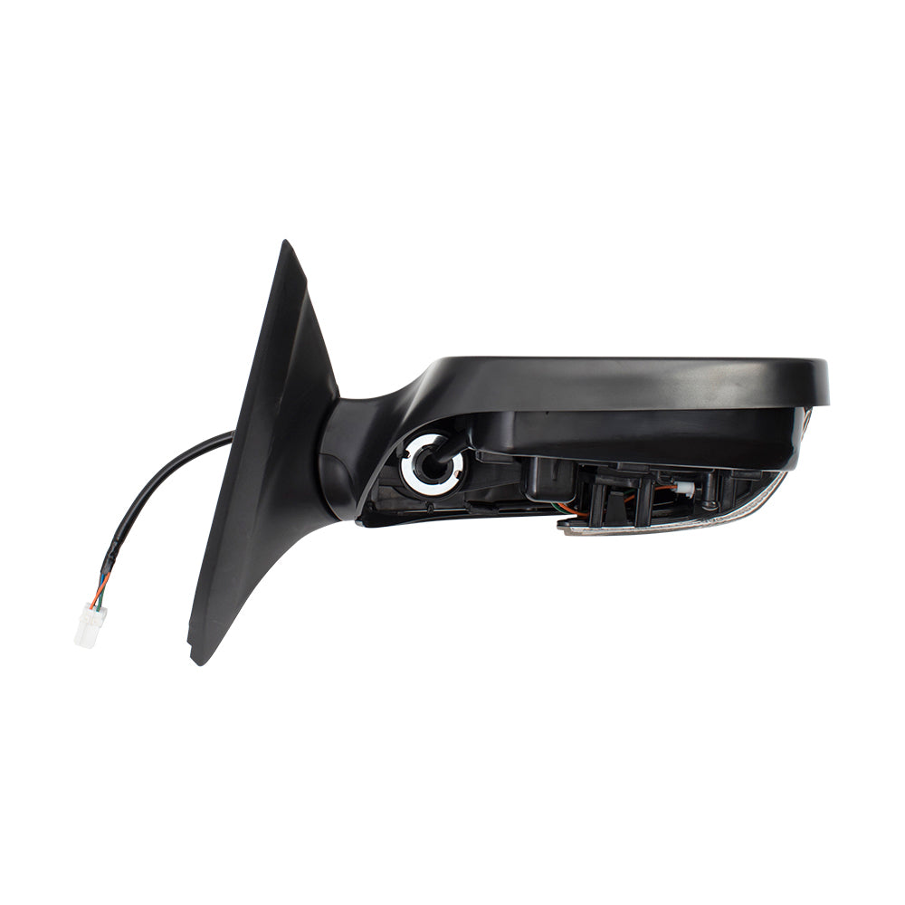 Brock Replacement Drivers Power Side View Mirror Heated Signal Left Compatible with 11-13 Forester 91029SC500 84401FG030