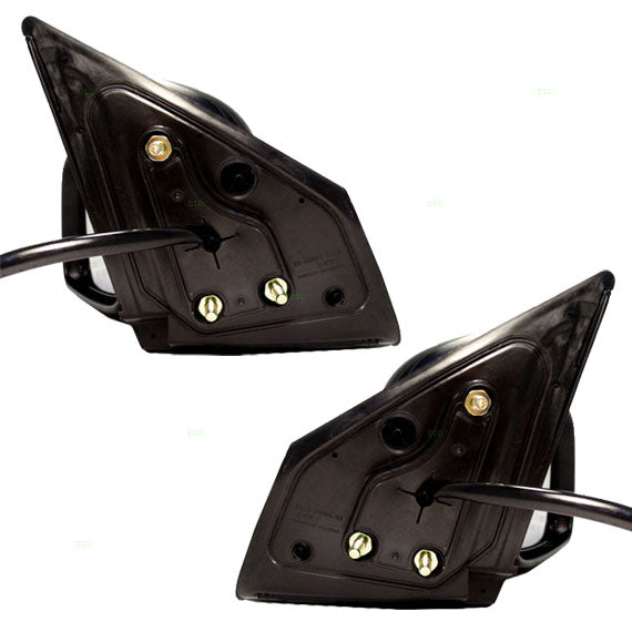 Brock Replacement Driver and Passenger Power Side View Mirrors Ready-to-Paint Compatible with 08-14 Lancer 7632A093 7632A094