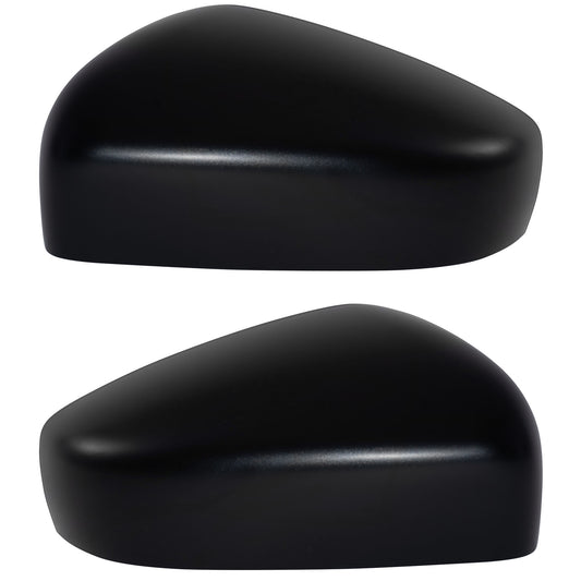 Door Mirror Cover Set Textured Black for 2024-2025 Subaru Crosstrek Base/Convenience 2024-2025 Subaru Impreza Base 2025 Subaru Forester Base/Convenience