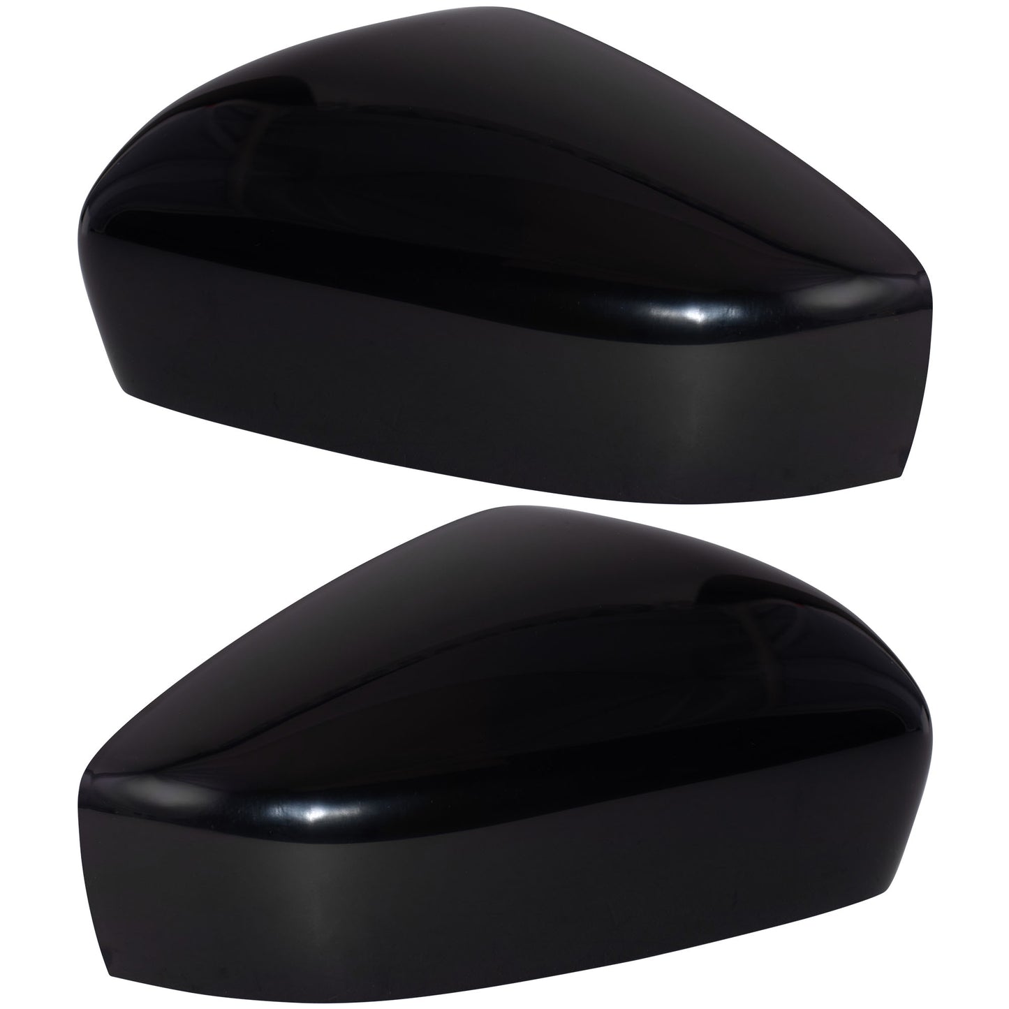 Door Mirror Cover Set Smooth Black for2024-2025 Subaru Crosstrek Onyx/Sport 2024-2025 Subaru Impreza Except Base 2025 Subaru Forester Sport/Touring