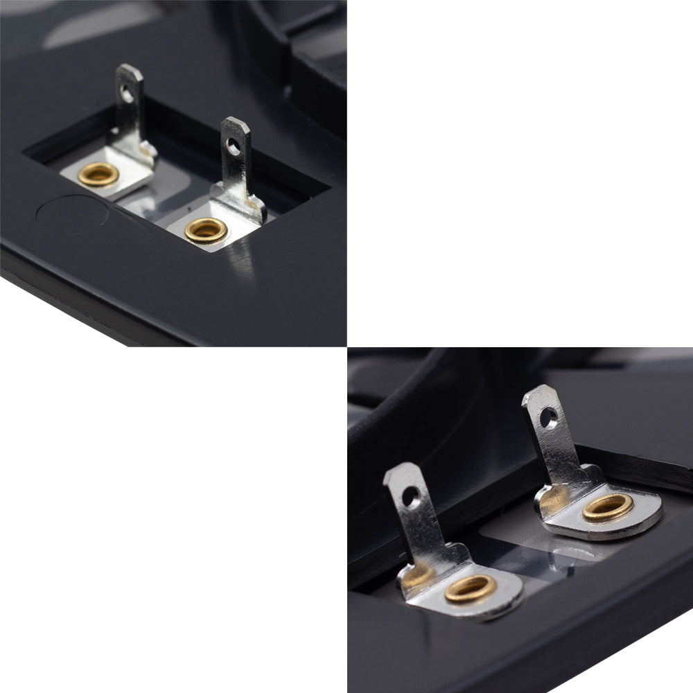 Brock Replacement Pair Mirror Glass w/ Bases Heated compatible with 15-19 Sonata