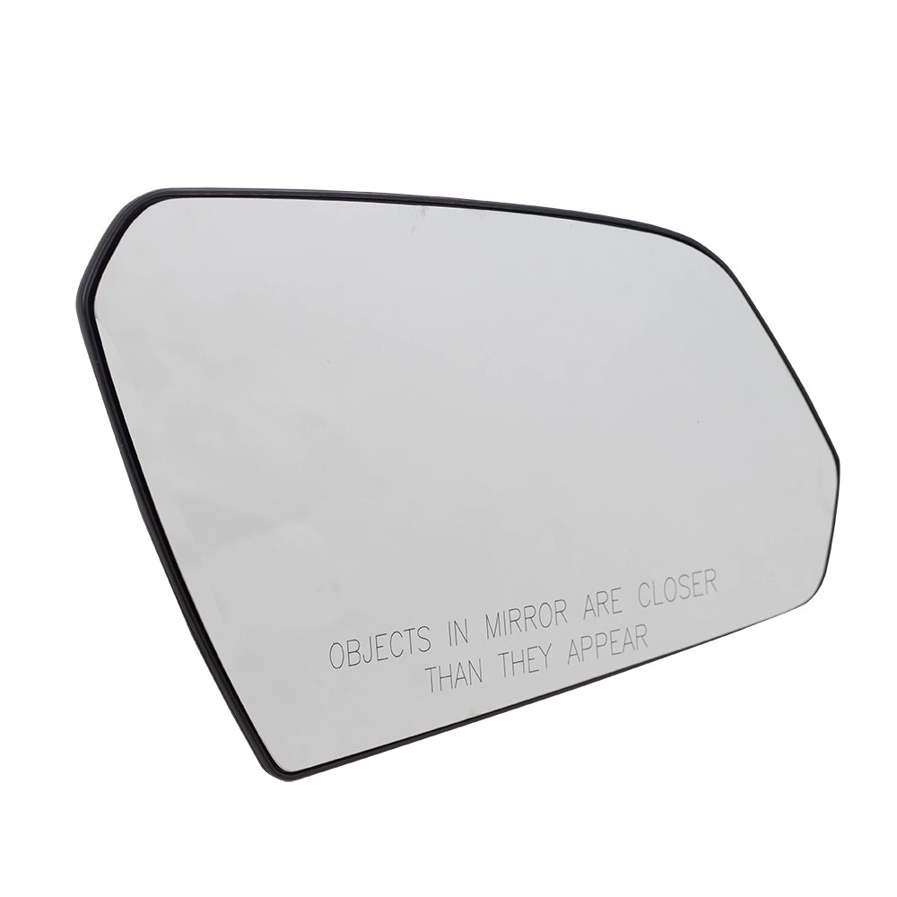 Brock Replacement Passenger Mirror Glass w/ Base Heated compatible with 15-19 Sonata