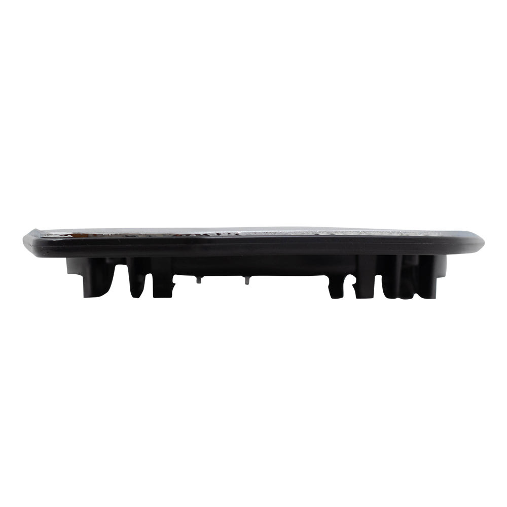 Brock Replacement Passenger Mirror Glass w/ Base Heated compatible with 15-19 Sonata