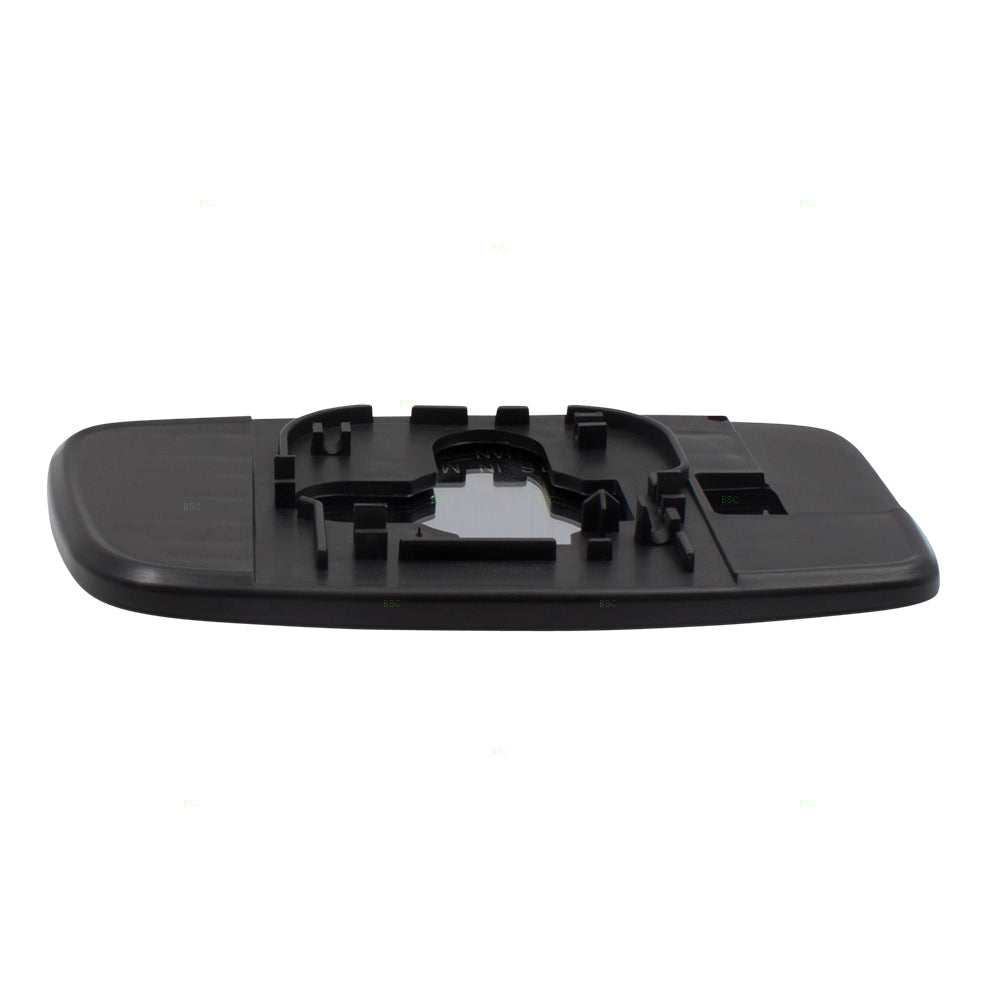 Brock Replacement for Drivers Side View Mirror Glass & Base Compatible with 02-07 Lancer MR574587