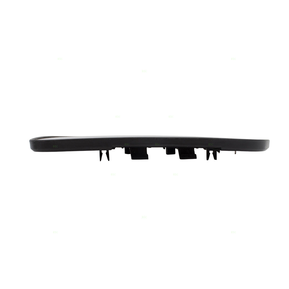 Brock Replacement for Drivers Side View Mirror Glass & Base Heated Compatible with 08-14 Lancer 7632A637