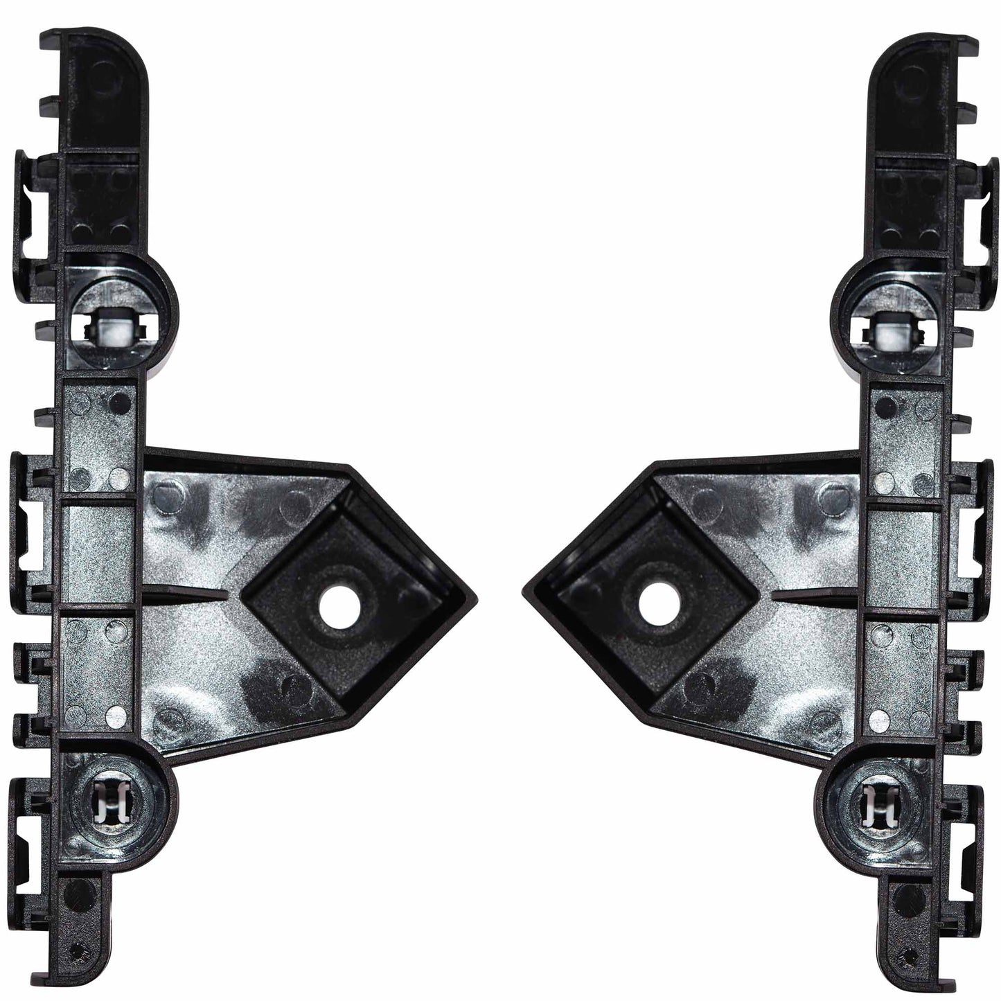Bumper Cover Side Support Retainer Bracket Set Front Driver Side Left Passenger Side Right For 2021-2024 Mitsubishi Mirage G4 2021-2024 Mitsubishi Mirage